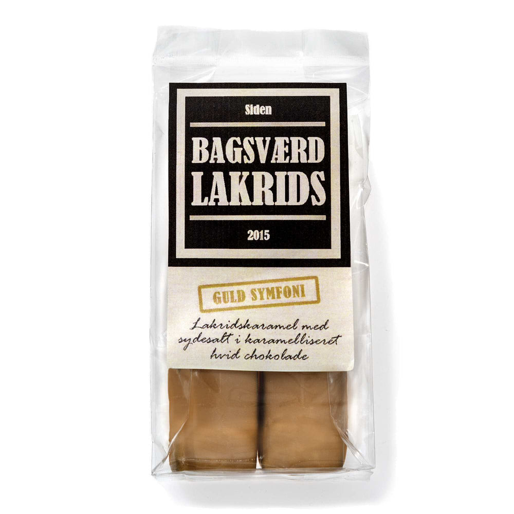 Bagsværd Guld Symfoni - Salt Liquorice Caramel With Caramelised Chocolate - 80g