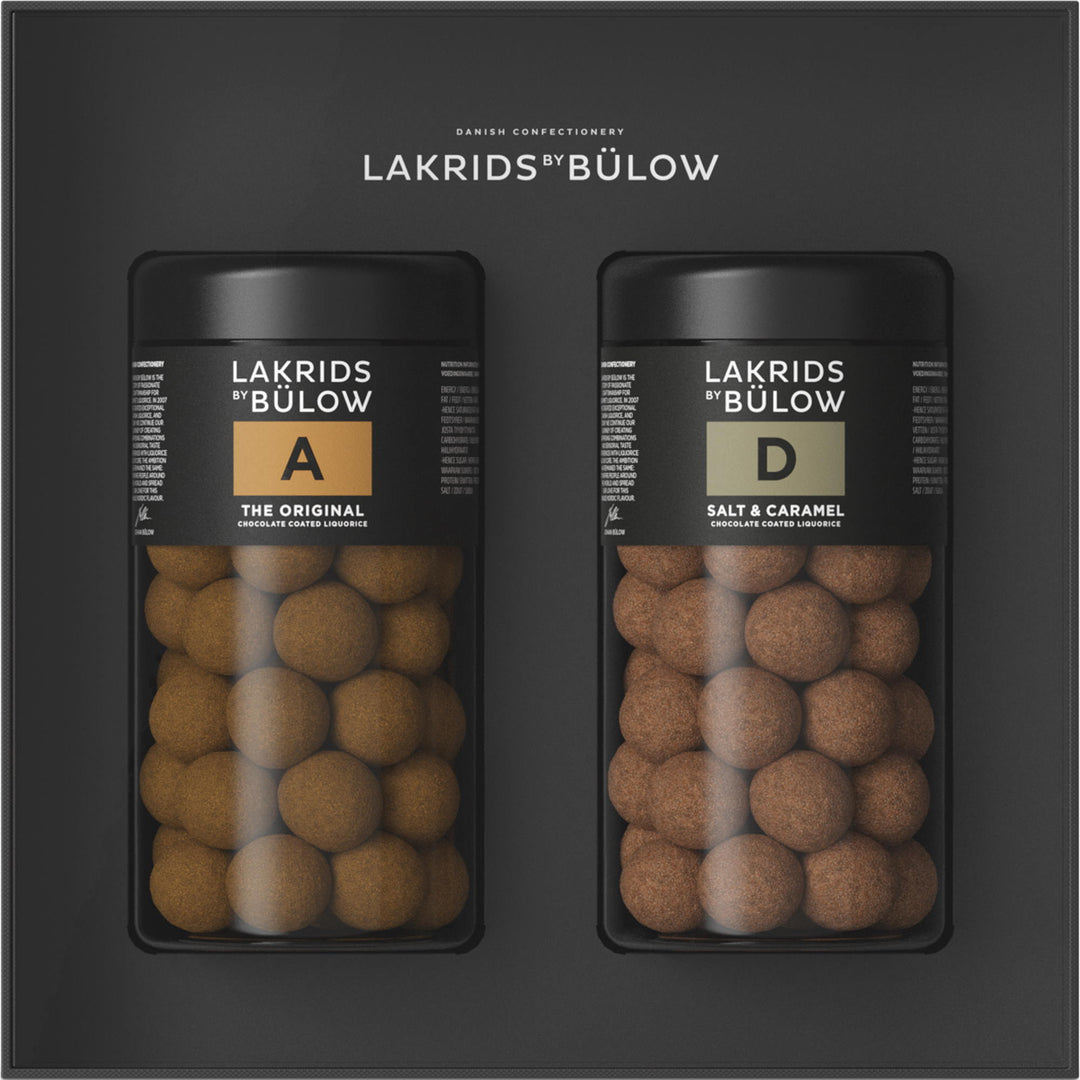 Lakrids Original and Salt & Caramel Liquorice Gift Box