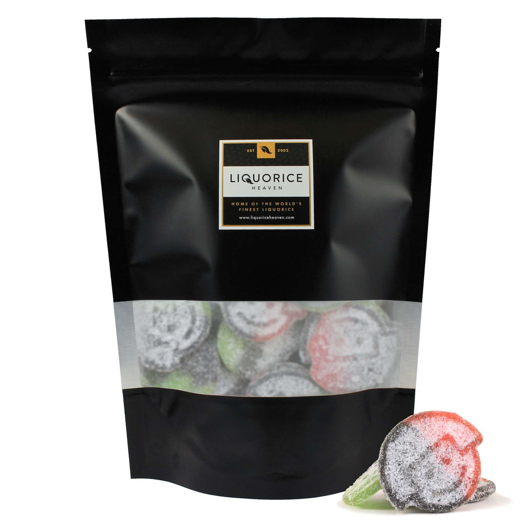 Grahns Salty Twins – Swedish Liquorice, Pear & Strawberry Gums