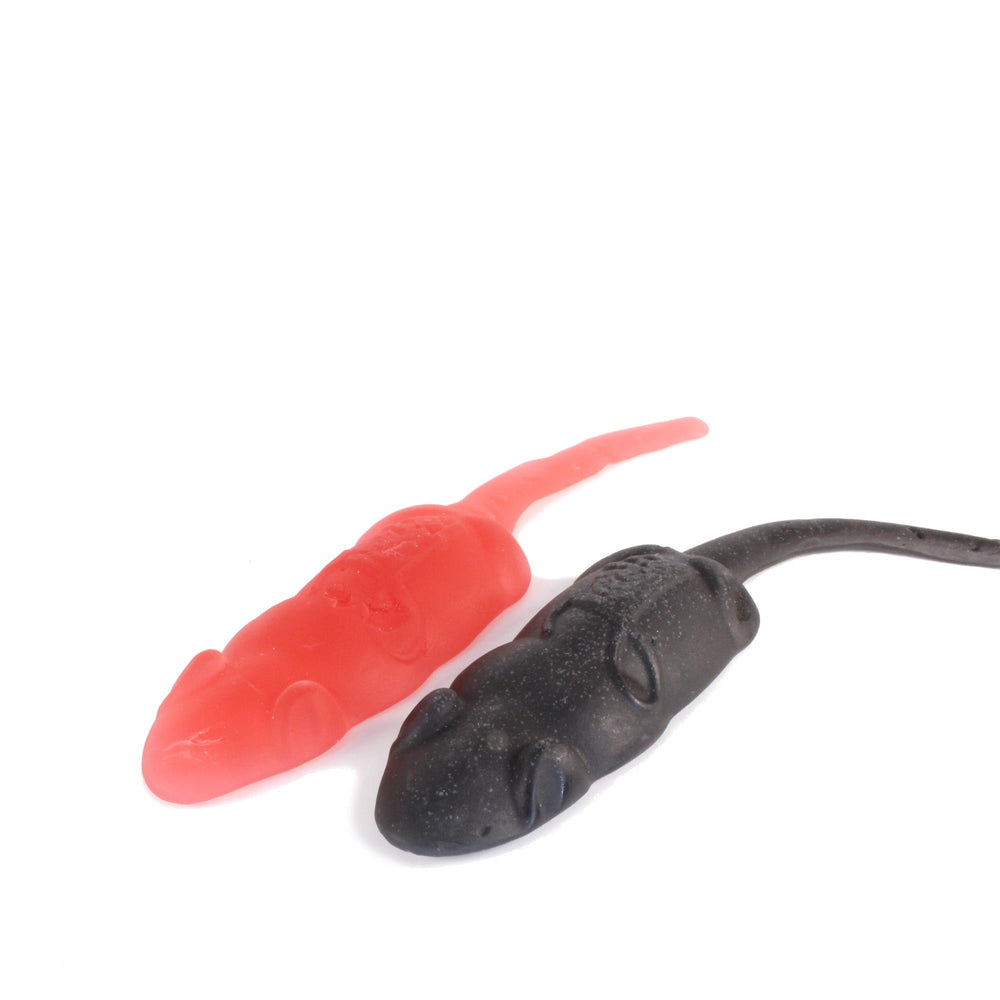 Joris Ratten - Giant Red or Black Gummy Rats (Pouch of four)