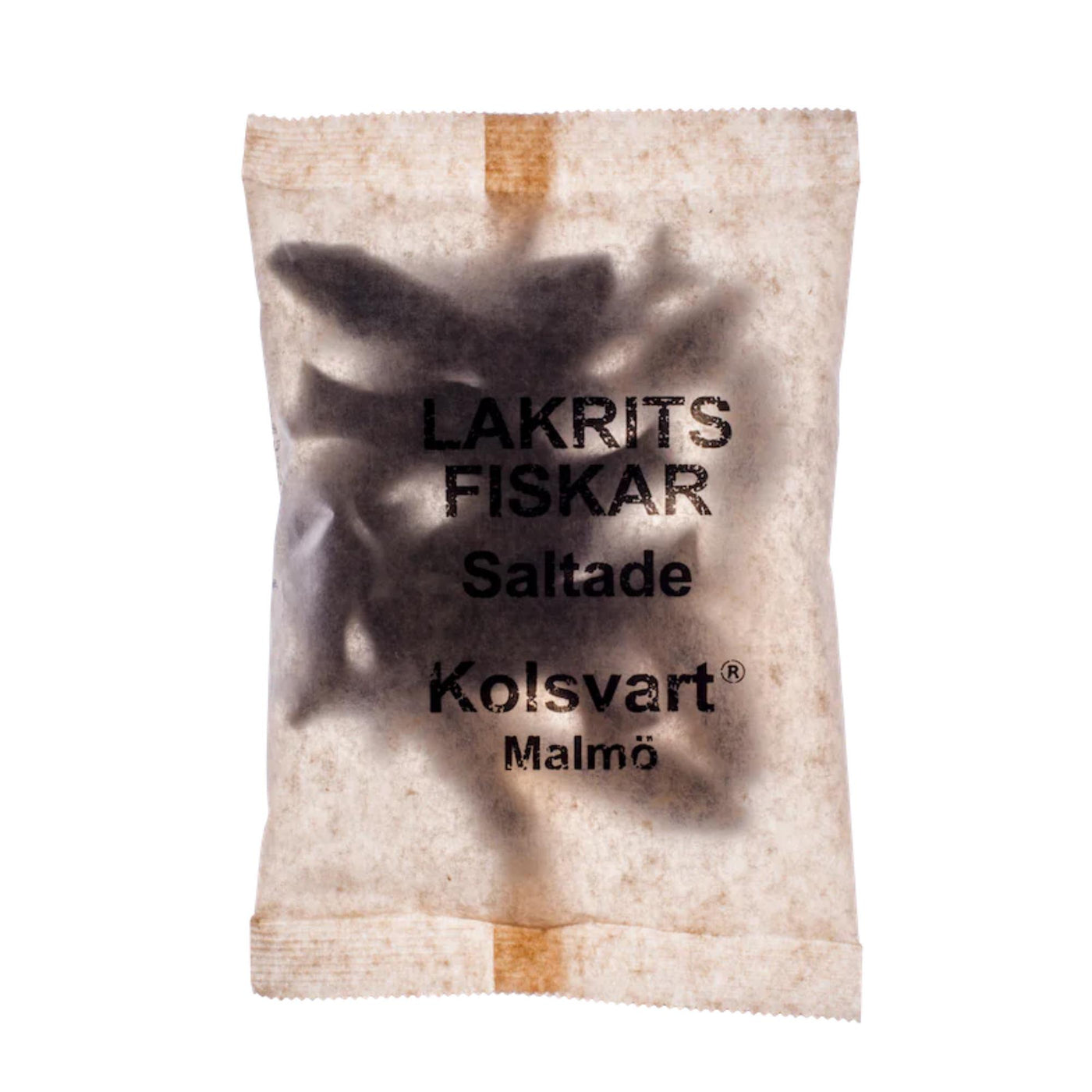 Kolsvart Lakrits Söta Fiskar - Swedish Sweet Liquorice Fish