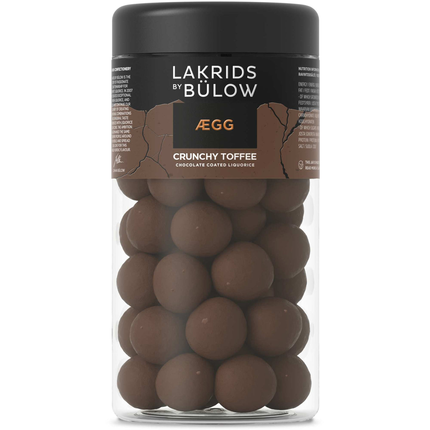 Lakrids Crunchy Toffee – Milk Chocolate, Toffee Pieces & Salt Liquorice