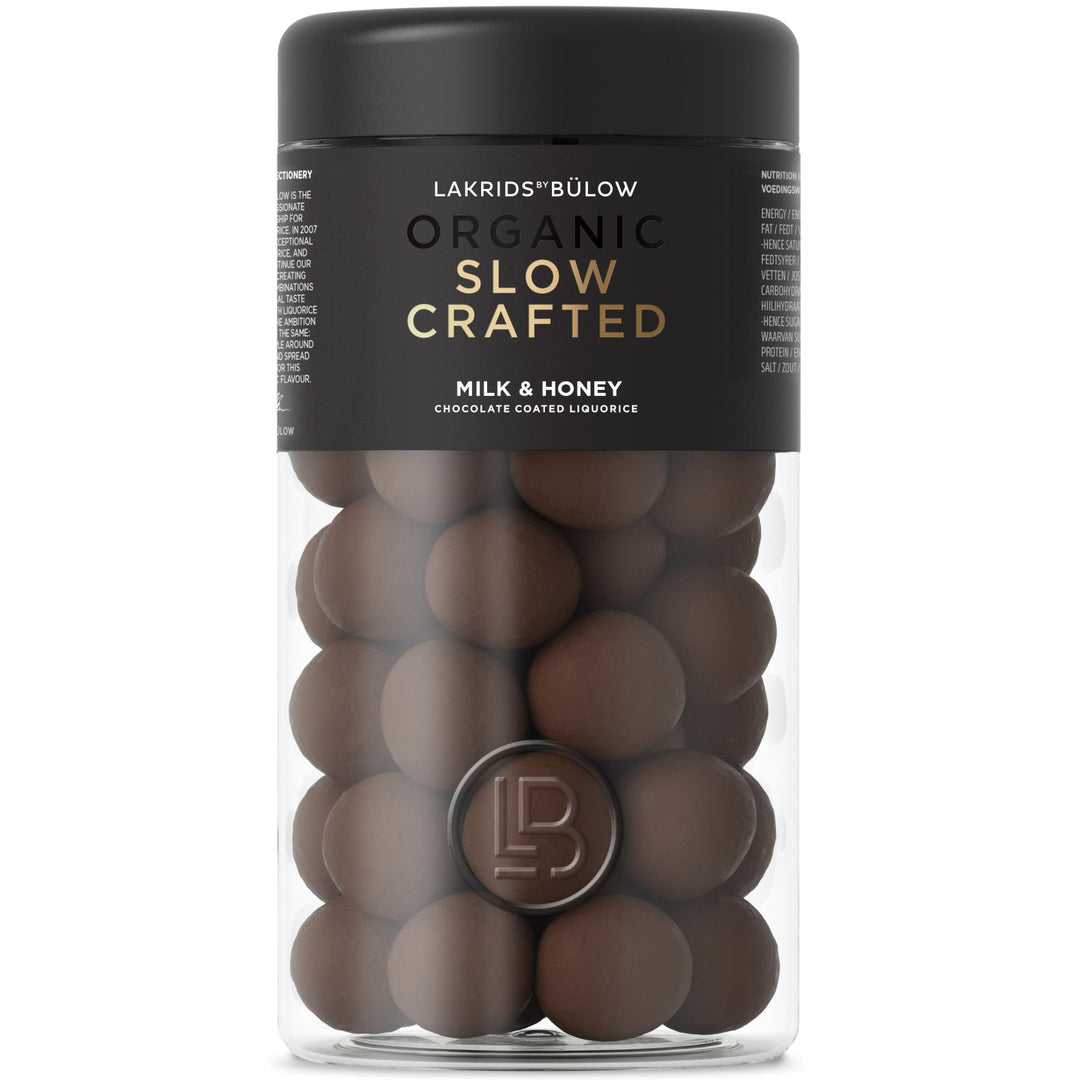 Lakrids MILK & HONEY – Slow Cooked Liquorice Coated With Mlik Chocolate