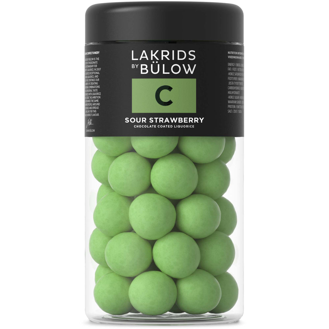 Lakrids C - Sour Strawberry - Red Liquorice, White Chocolate & A Crunchy Shell