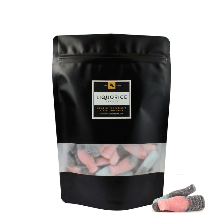 Lutti Bubblizz Liquorice - Sweet, Sour & Salty Bubblegum Flavour Bottles