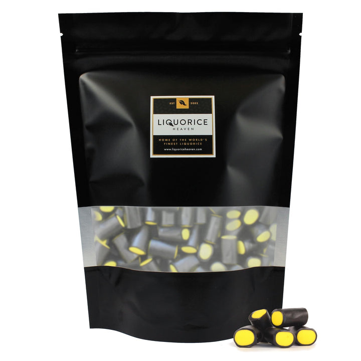 Malaco Sisu Lemon Pepper – Fondant Filled Liquorice Tubes