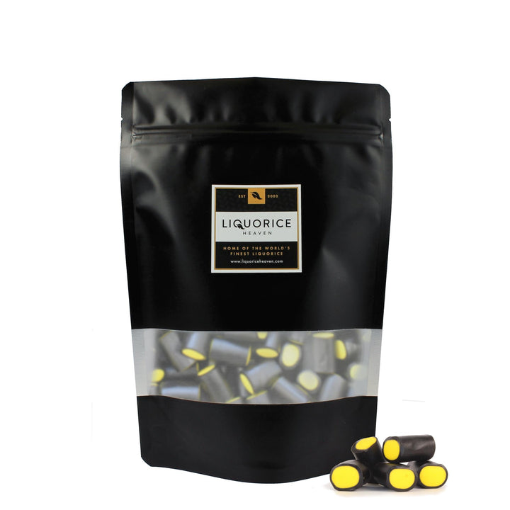Malaco Sisu Lemon Pepper – Fondant Filled Liquorice Tubes