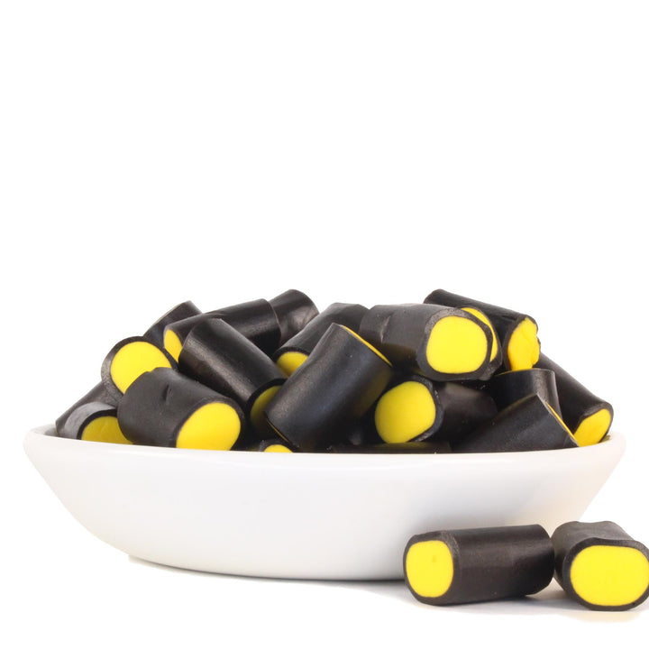 Malaco Sisu Lemon Pepper – Fondant Filled Liquorice Tubes
