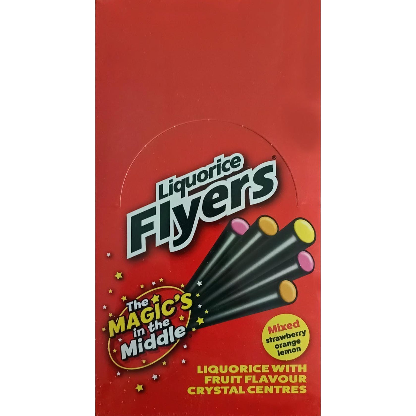 Maxilin Classic Flyers – Liquorice Tubes With Fruity Sherbet Crystals