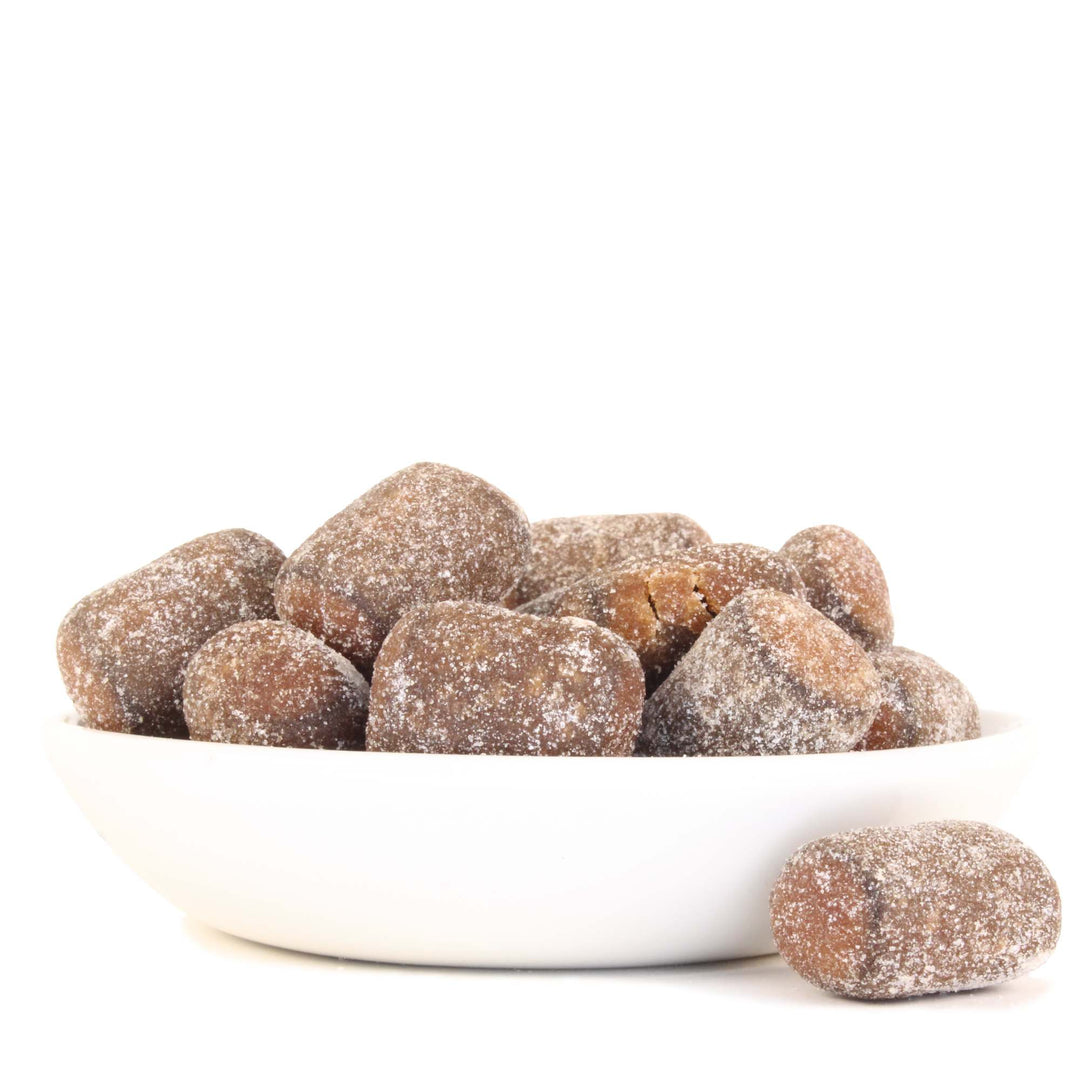 Meenk Dop Truffles –Caramelised Sugar-Coated Liquorice With A Soft Salmiak Filling