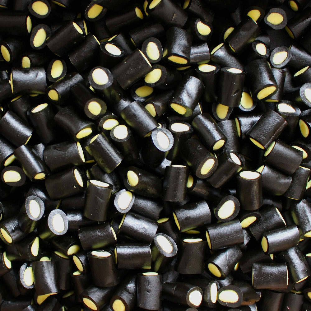 Porvoon Lakritsi Lemon Filled Sweet Black Liquorice