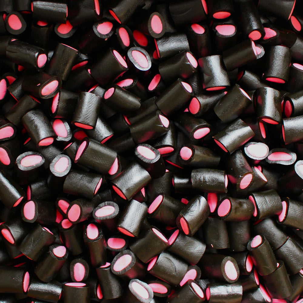 Porvoon Lakritsi Raspberry Filled Sweet Black Liquorice