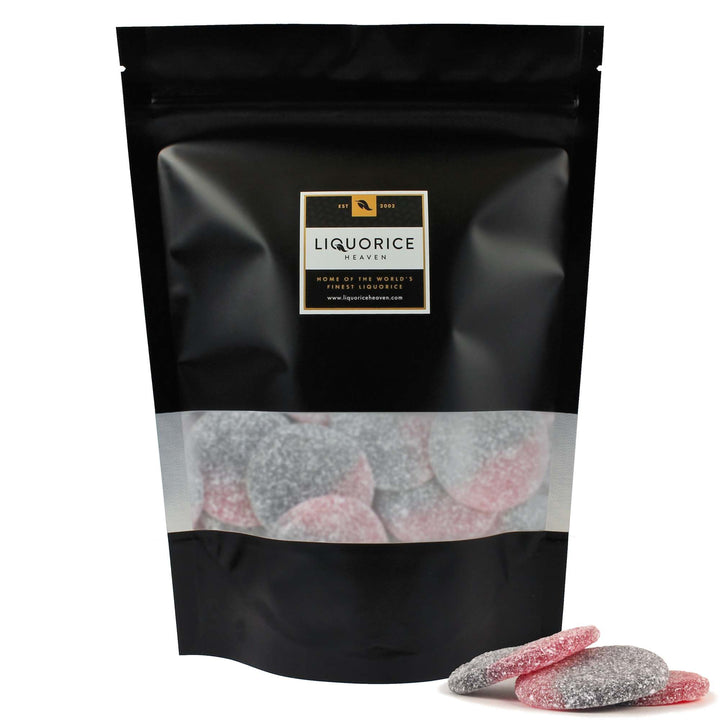 Veggie Sunsets - Sour Dutch Liquorice & Strawberry Gummy Sweets