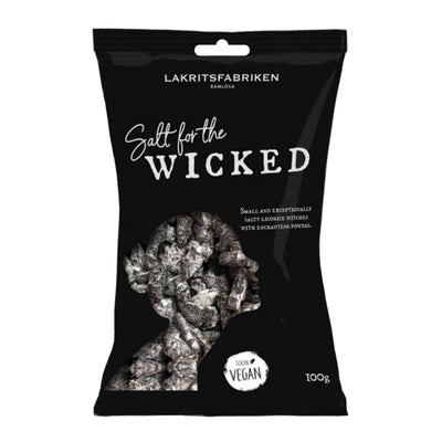 Lakritsfabriken Salt For The Wicked – Super Salty Swedish Black Liquorice
