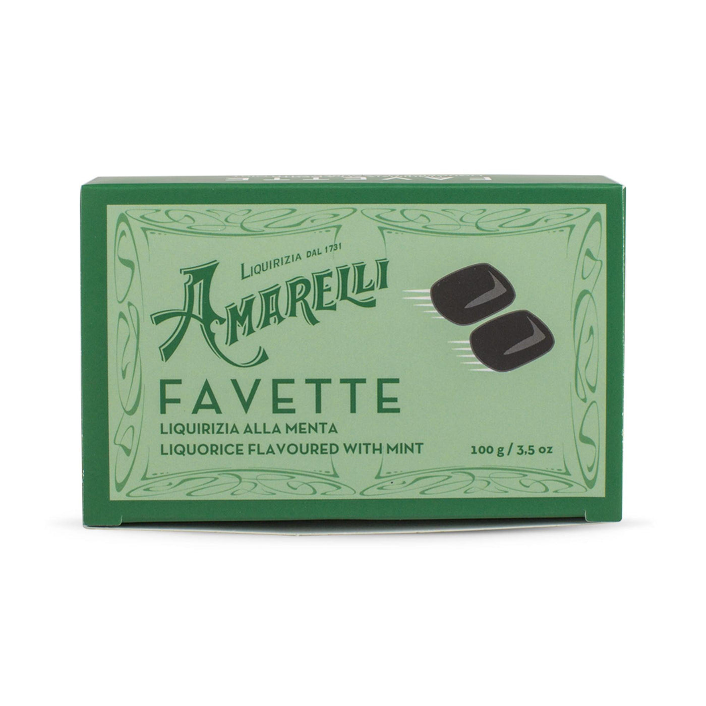 Amarelli Favette - Italian Pure Liquorice Flavoured With Mint-Italian Liquorice-Liquorice Heaven