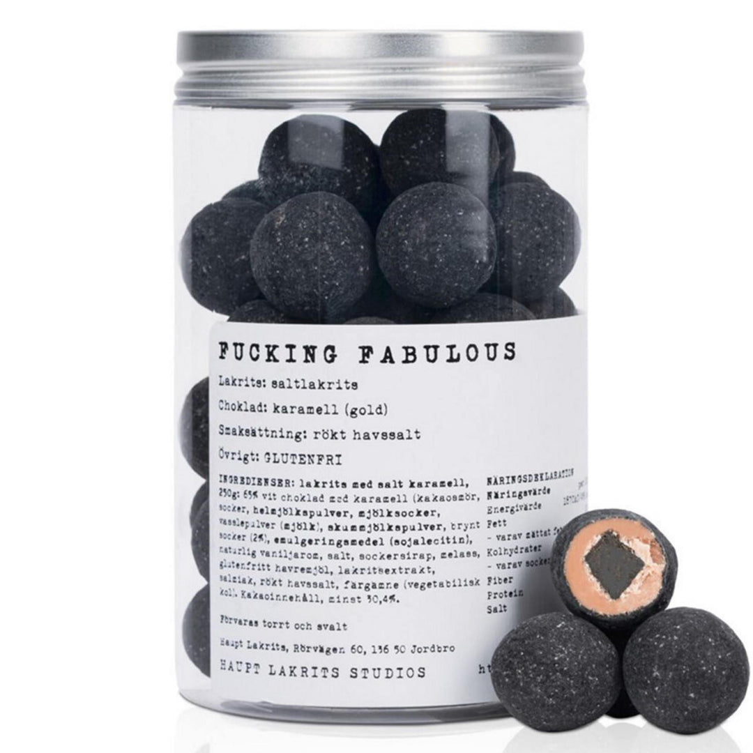 Haupt Lakrits F*cking Fabulous - Swedish Liquorice, dulce de leche chocolate & smoked sea salt