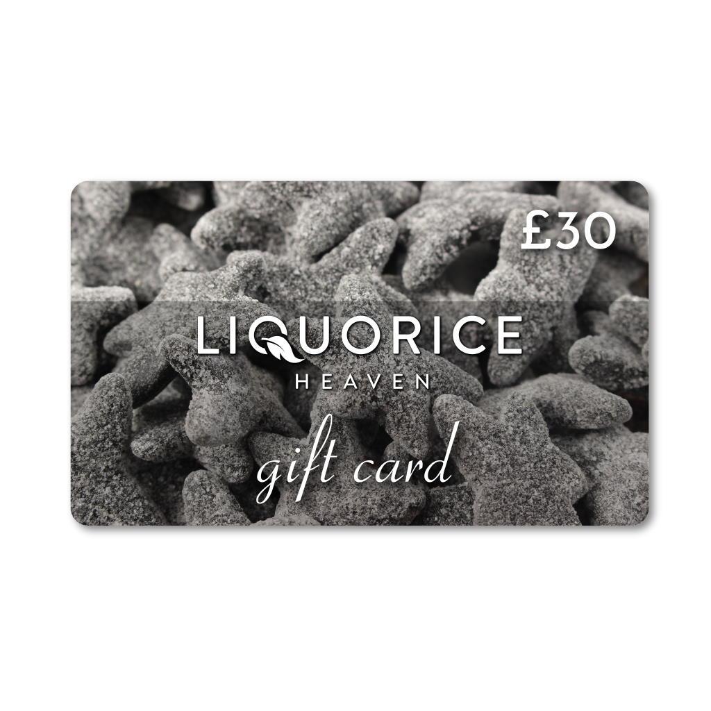 Liquorice Heaven e-Gift card-£30.00-Liquorice Heaven