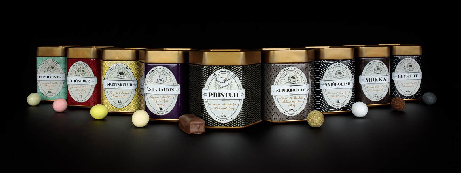 Sambó Lakkris - Luxury Icelandic Chocolate Coated Liquorice