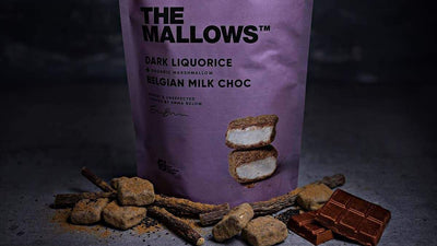 "Dark Liquorice" - Premium organic marshmallow from The Mallows™