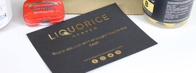 Liquorice Gift Messages