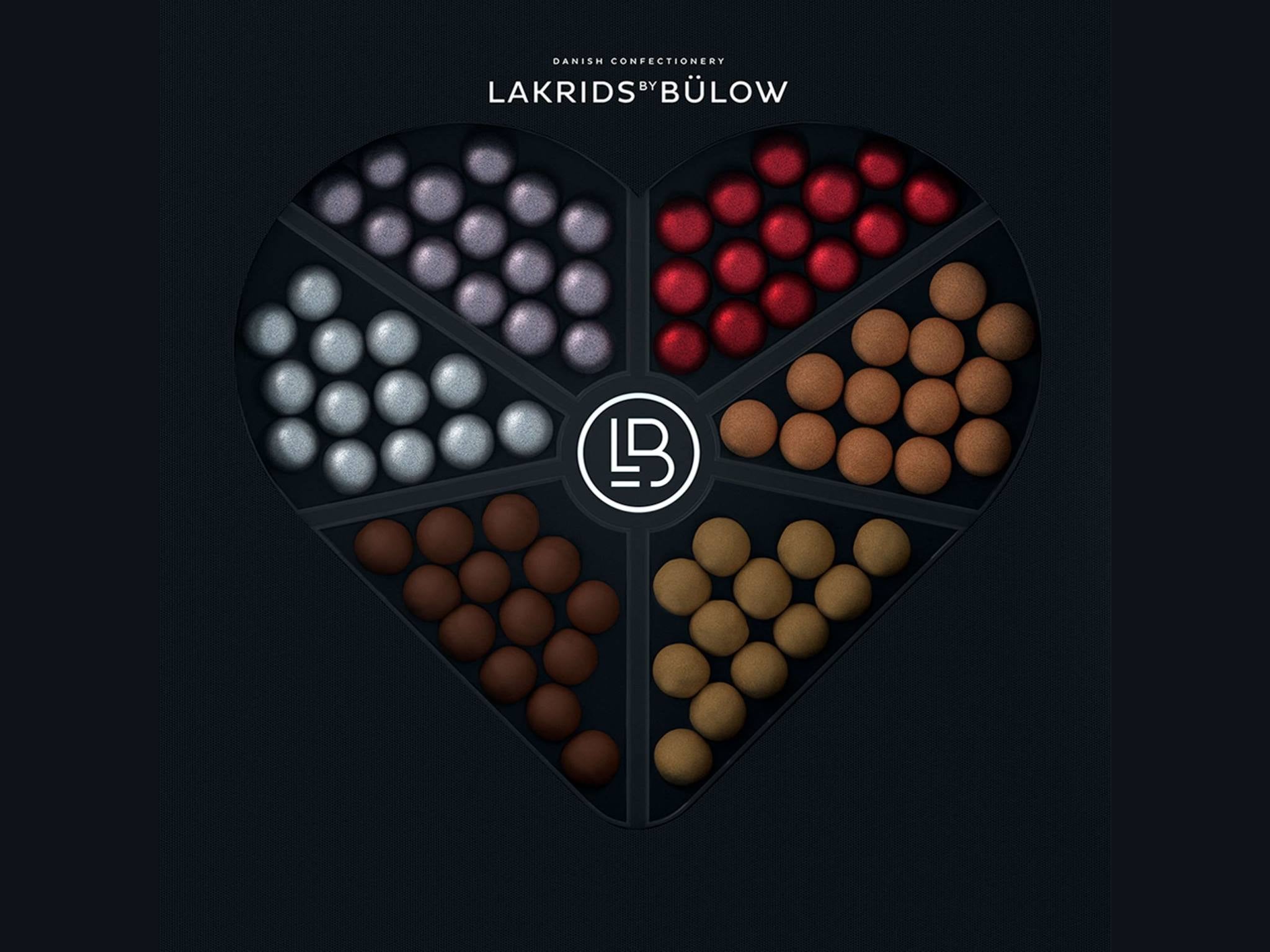 Valentines day liquorice gifts - unique lakrids luxury chocolate gifts