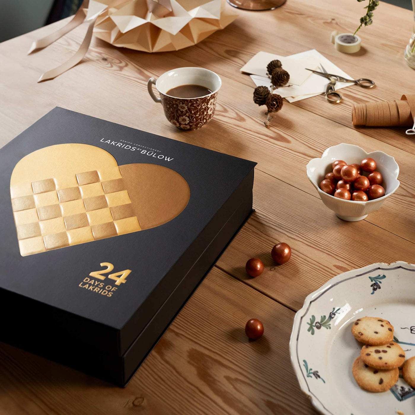Lakrids by Bülow Advent calendar - 2023 - Christmas chocolate and liquorice luxury - uk stock