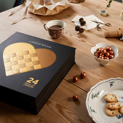 Lakrids by Bülow Advent calendar - 2023 - Christmas chocolate and liquorice luxury - uk stock
