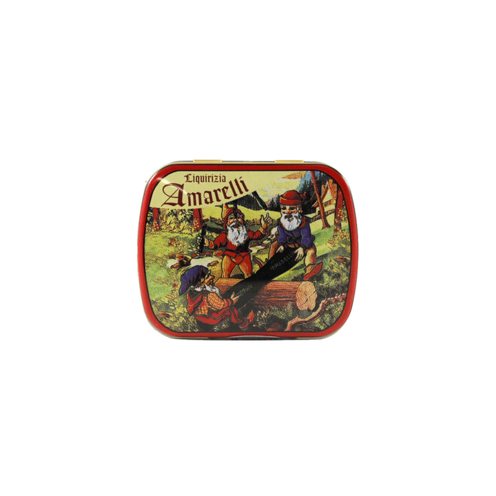 Amarelli Favette 20g 'Nanetti' Tin - Italian Pure Liquorice Flavoured With Mint