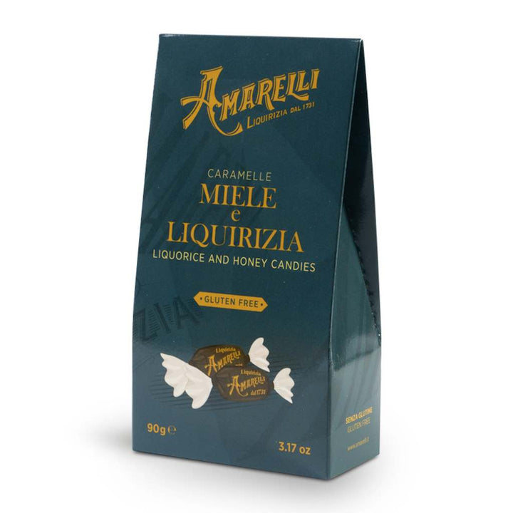 Amarelli Handmade Honey & Liquorice Candies – 90g