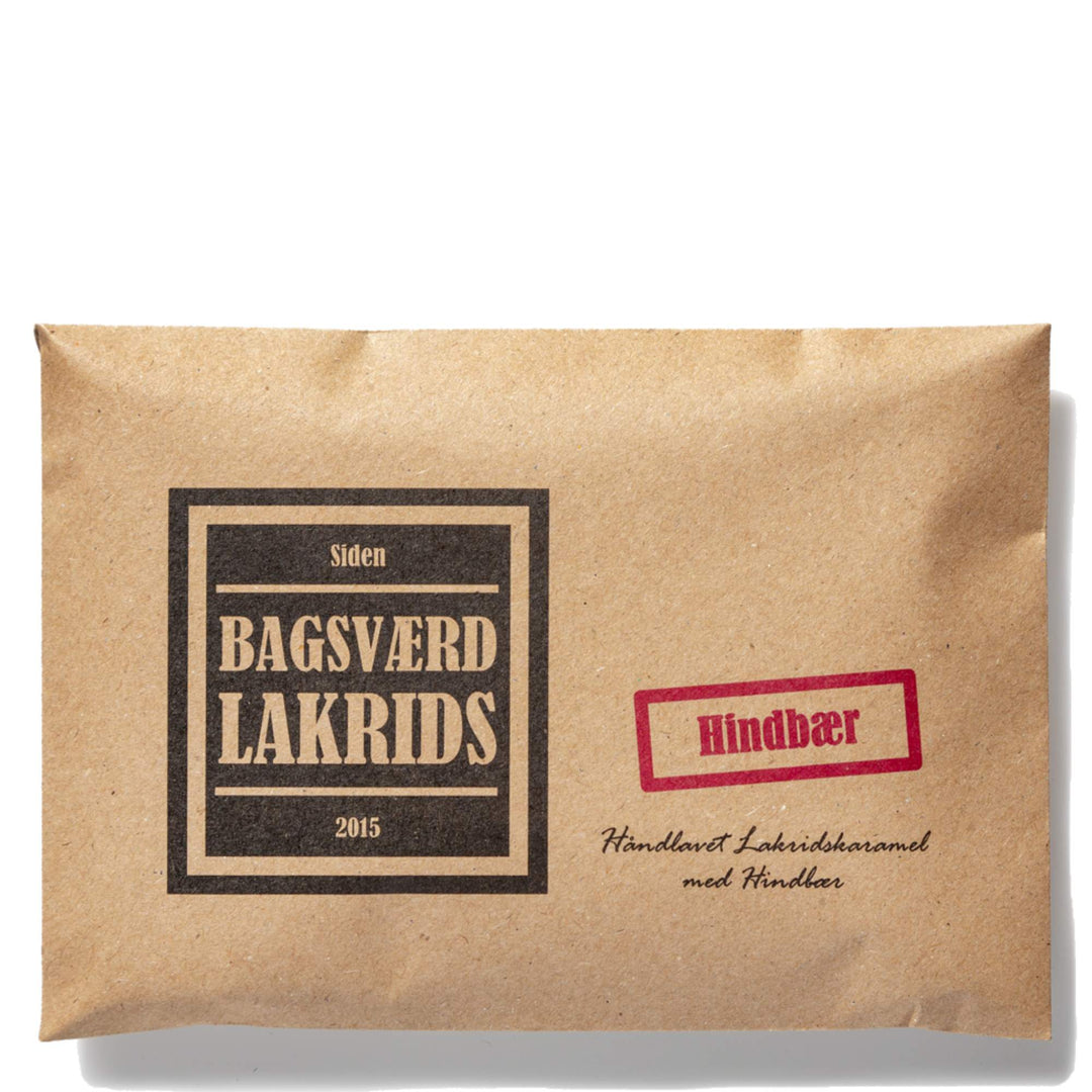Bagsværd Hindbær - Handmade Liquorice Caramel with Raspberries