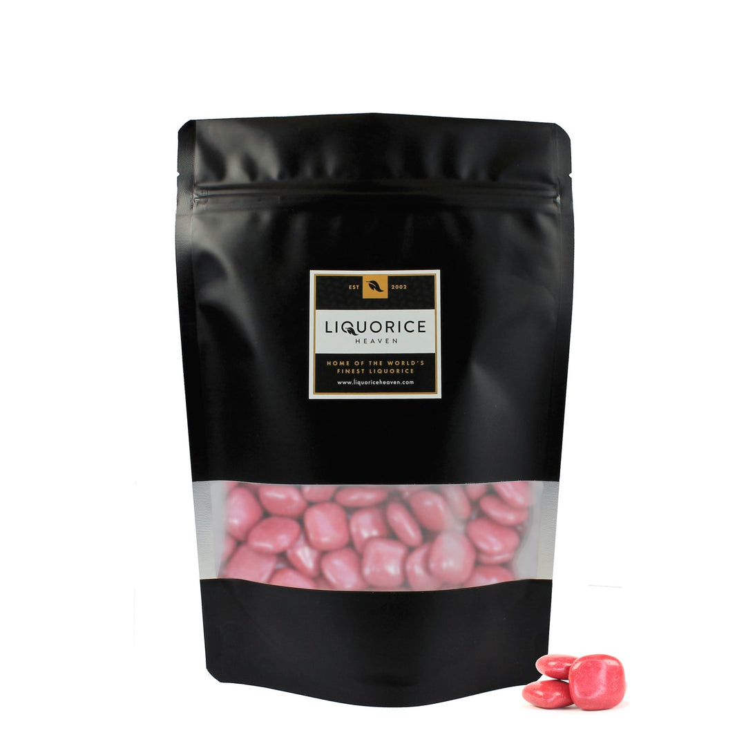 Carletti Hindbær Saltlinser Dragée – Crunchy Raspberry Flavoured Sugar Coated Liquorice