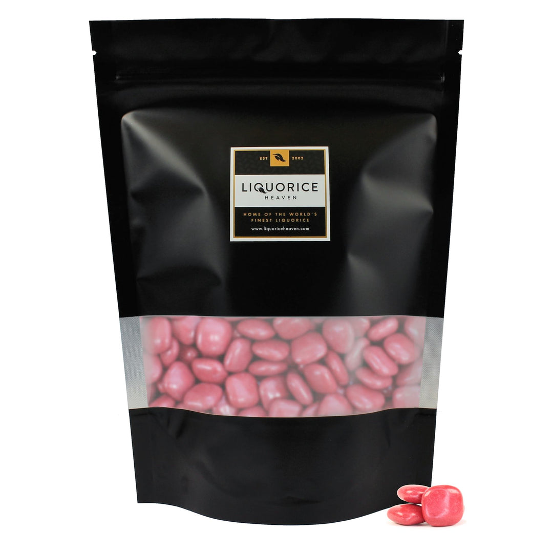 Carletti Hindbær Saltlinser Dragée – Crunchy Raspberry Flavoured Sugar Coated Liquorice