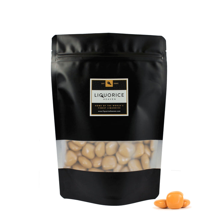 Carletti Karamel Saltlinser Dragée – Crunchy Caramel Flavoured Sugar Coated Liquorice