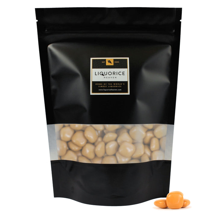 Carletti Karamel Saltlinser Dragée – Crunchy Caramel Flavoured Sugar Coated Liquorice