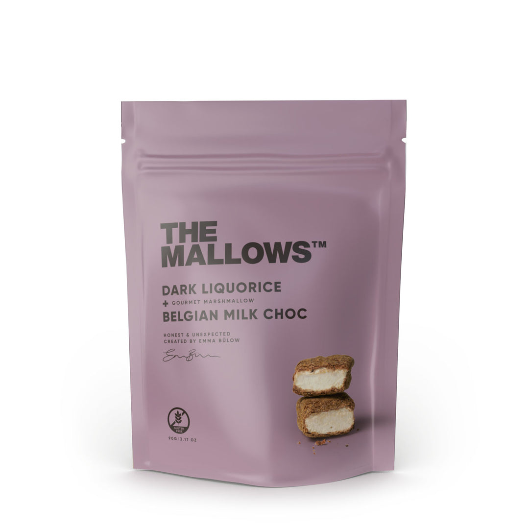 Dark Liquorice - Marshmallow Coated With Liquorice & Belgian Milk Chocolate