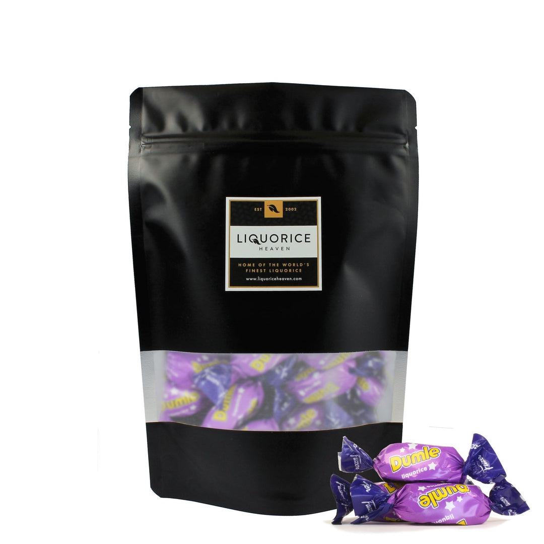 Fazer Dumle Liquorice – Soft & Chewy Chocolate Coated Liquorice Toffees