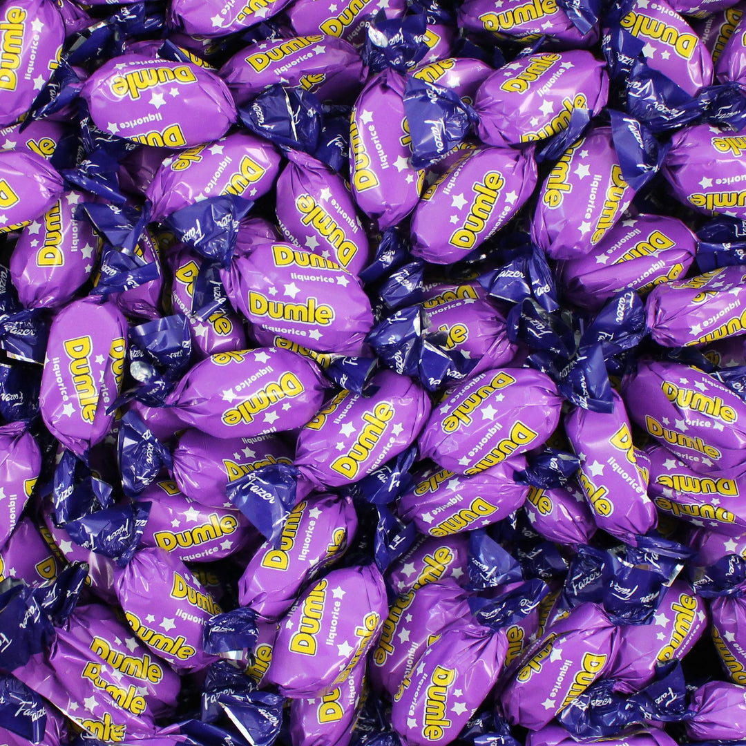 Fazer Dumle Liquorice – Soft & Chewy Chocolate Coated Liquorice Toffees