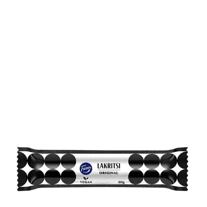 Fazer Lakritsi Original - Vegan Black Liquorice Stick (20g)