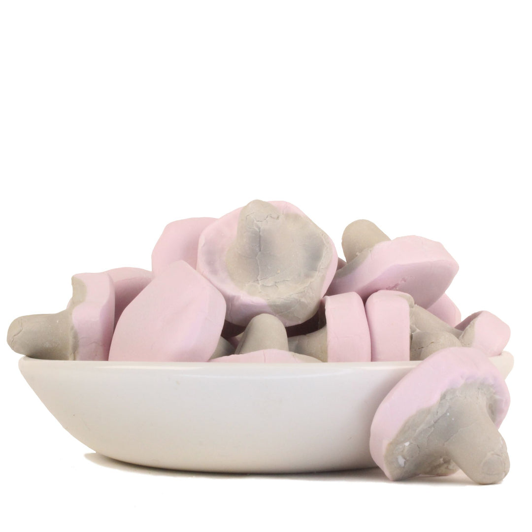 Franssons Viol/Lakrits Svampar – Salty Liquorice & Violet Foam Mushrooms