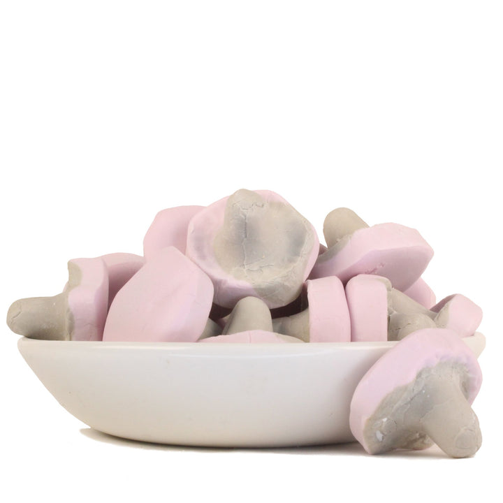 Franssons Viol/Lakrits Svampar – Salty Liquorice & Violet Foam Mushrooms