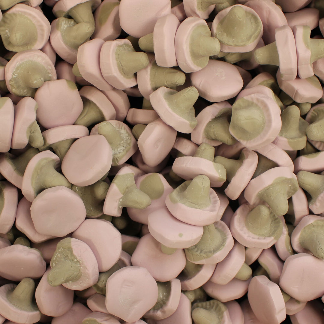 Franssons Viol/Lakrits Svampar – Salty Liquorice & Violet Foam Mushrooms