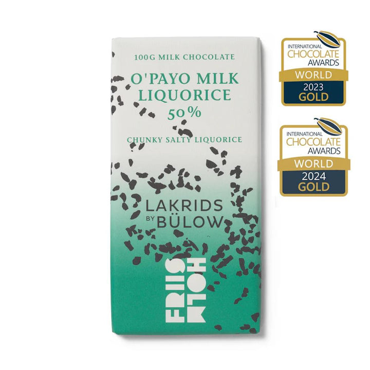Friis-Holm O'Payo Milk Liquorice - Lakrids By Bülow & 50% Milk Chocolate