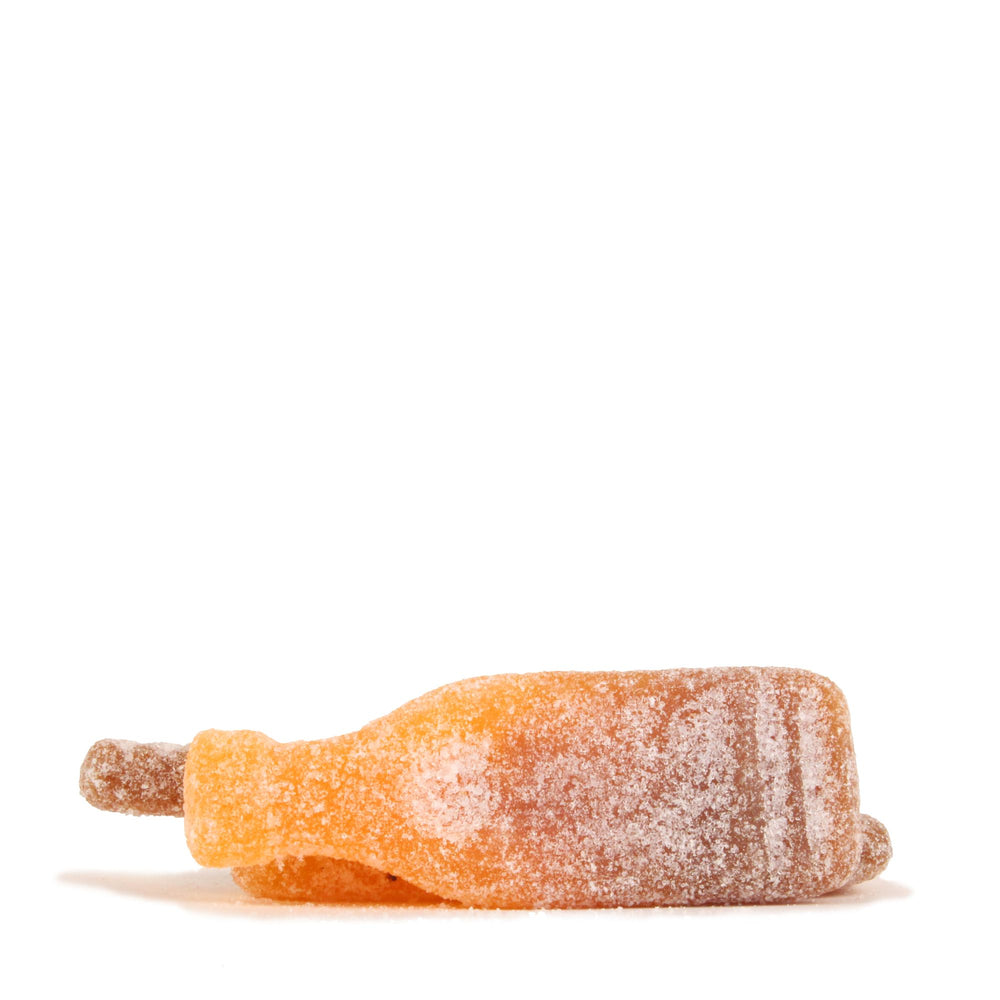 Grahns Black Orange - Large Sour Fizzy Cola & Orange Bottles