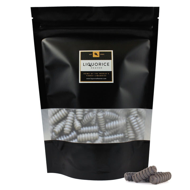 Haribo Salta Rullar (Salty Screws) – Firm Salt Liquorice Gums