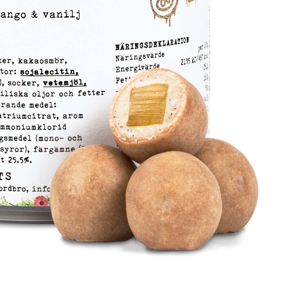 Äggcellent Mango – With White Chocolate, Vanilla & Salted Liquorice