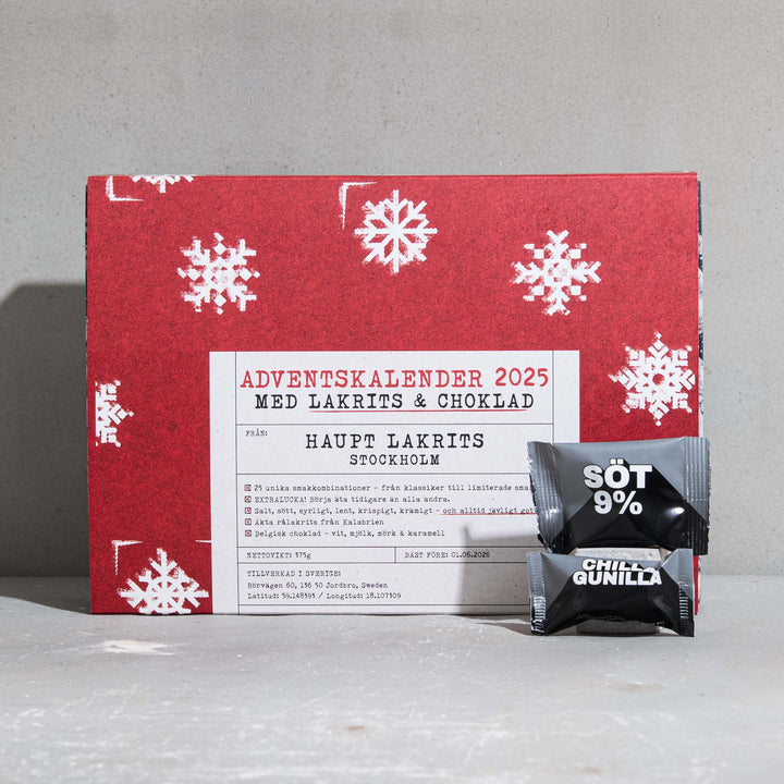 Haupt Lakrits 2025 Liquorice Advent Calendar