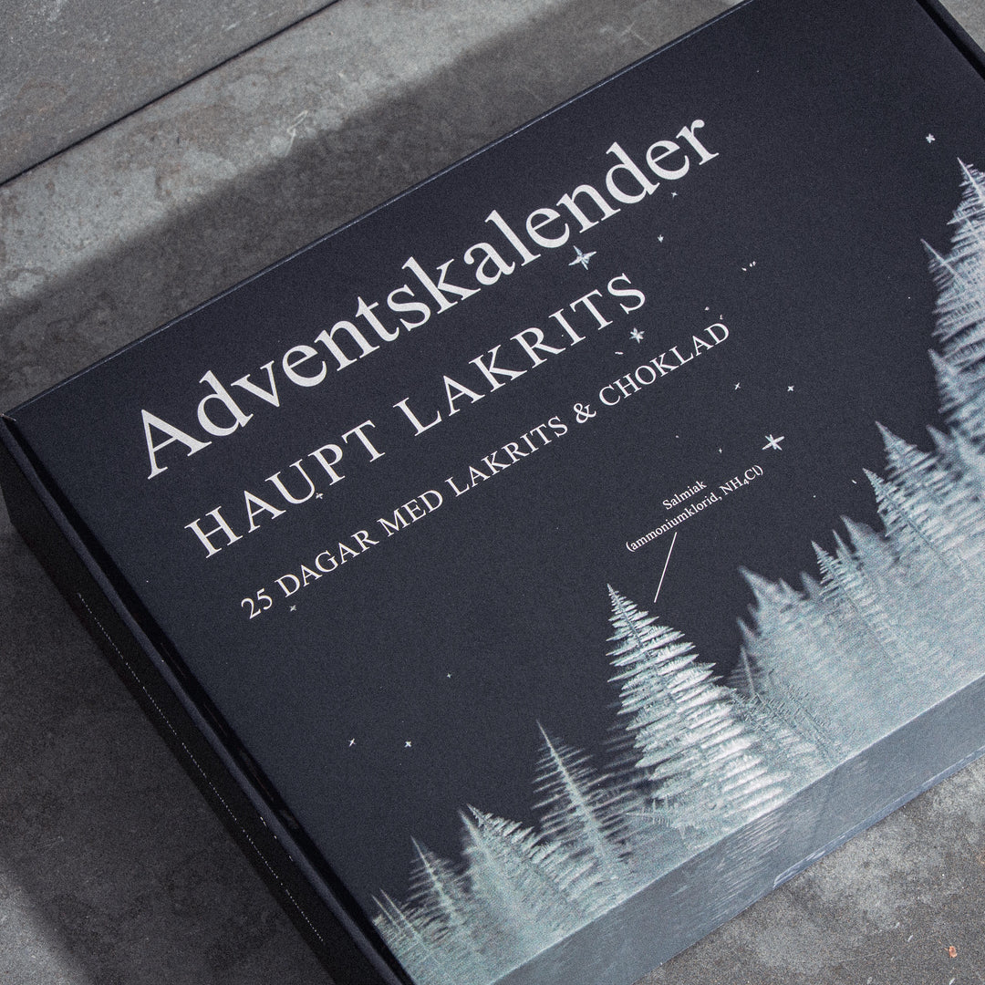 Haupt Lakrits 2026 Swedish Liquorice Advent Calendar
