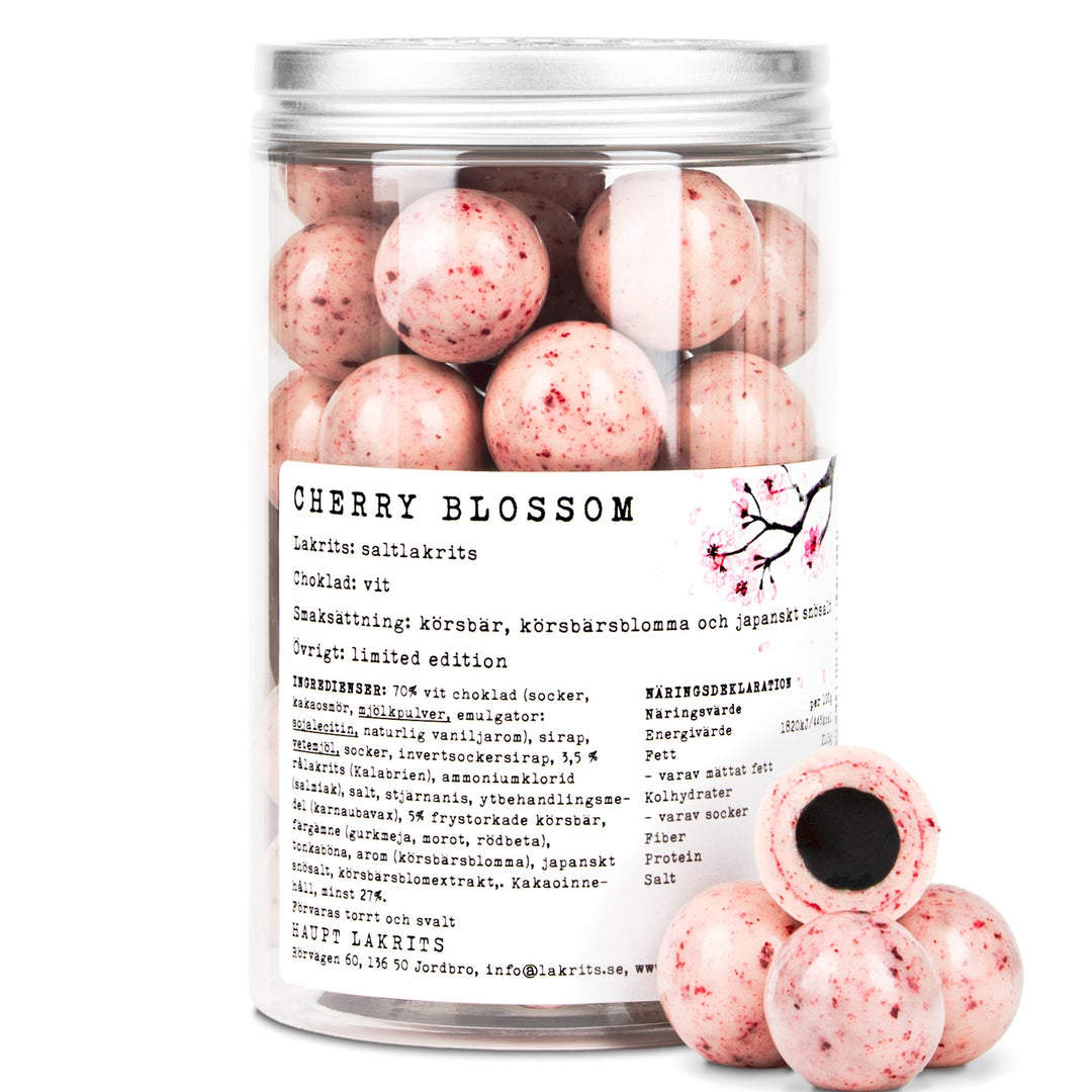 Haupt Lakrits Cherry Blossom – Salt liquorice, White Chocolate, Sakura & Japanese Snowsalt