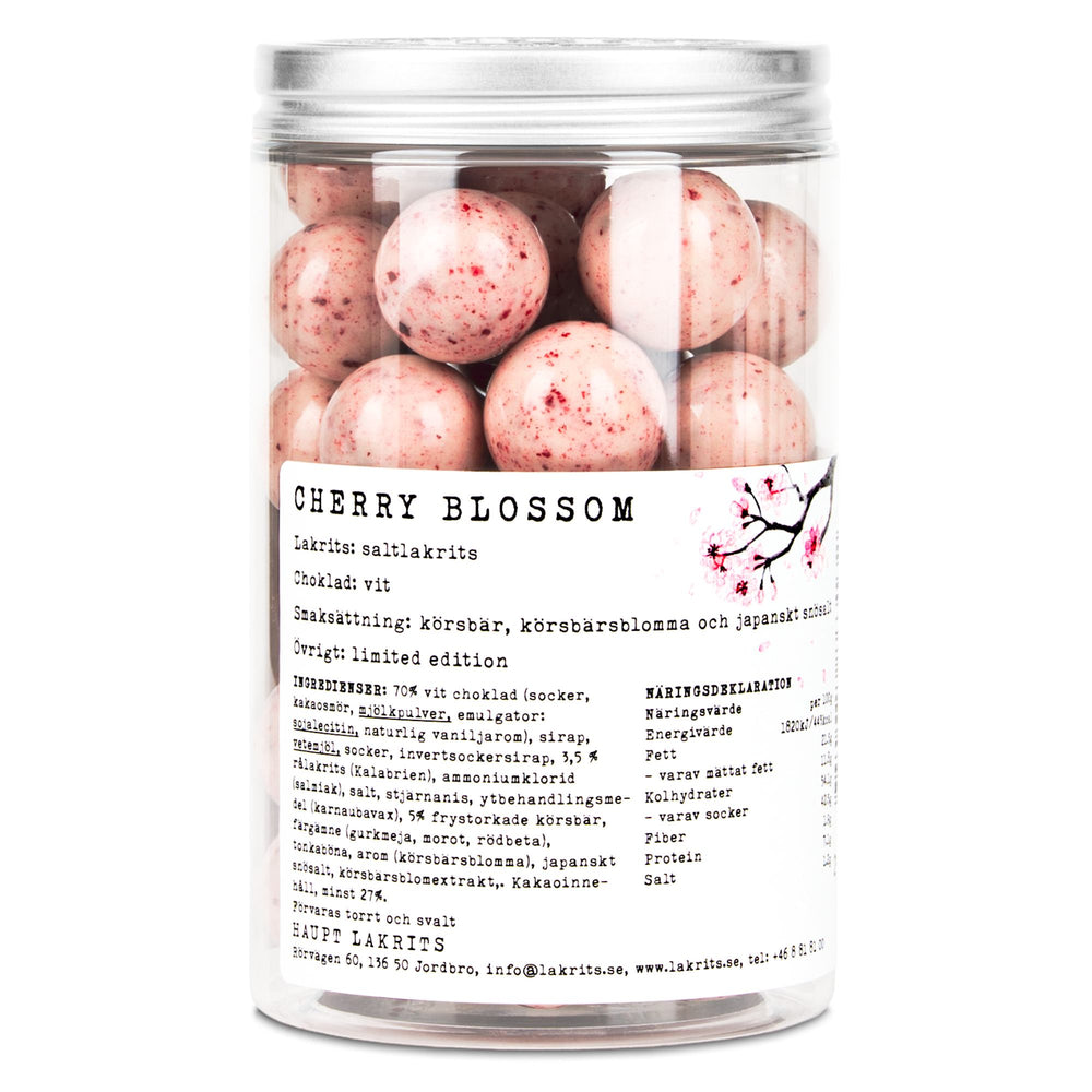 Haupt Lakrits Cherry Blossom – Salt liquorice, White Chocolate, Sakura & Japanese Snowsalt