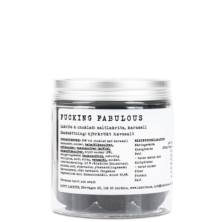 Haupt Lakrits F*cking Fabulous - Swedish Liquorice, dulce de leche chocolate & smoked sea salt